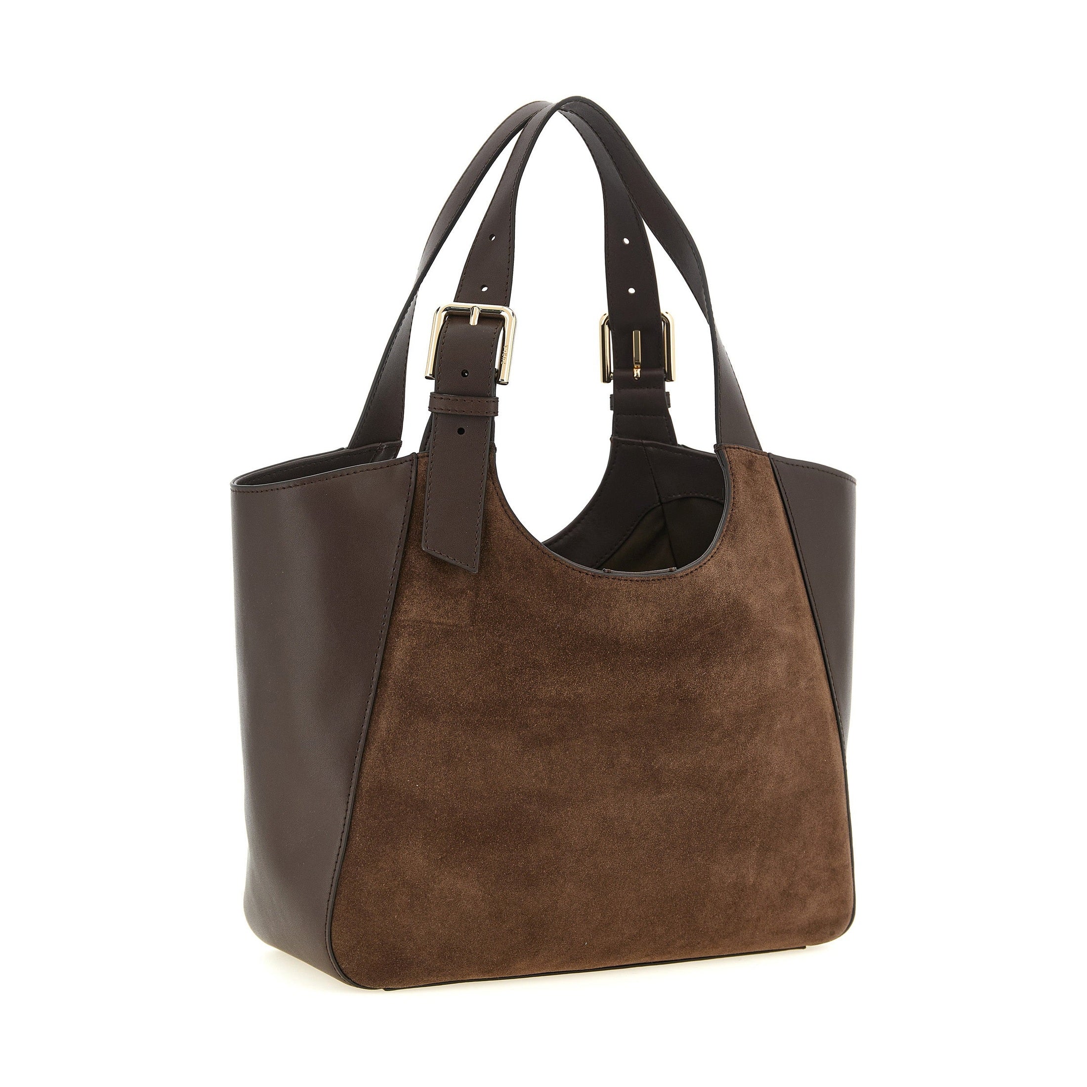 Furla Brown Calfskin Tote Bag