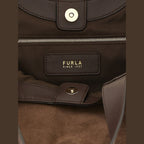 Furla Brown Calfskin Tote Bag