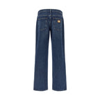 Dolce & Gabbana Blue Cotton Relaxed Fit Jeans