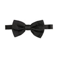 Dolce & Gabbana Men Black Polka Dot Silk Adjustable Neck Papillon Bow Tie