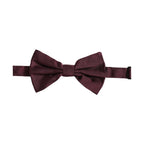 Dolce & Gabbana Men Maroon 100% Silk Adjustable Neck Papillon Bow Tie