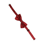 Dolce & Gabbana Men Red 100% Silk Adjustable Neck Papillon Bow Tie