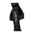 Dolce & Gabbana Men Black DG Polka Dot Adjustable Neck Papillon Bow Tie