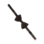Dolce & Gabbana Men Brown 100% Silk Adjustable Neck Papillon Bow Tie