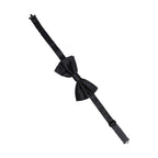 Dolce & Gabbana Men Black 100% Silk Adjustable Neck Papillon Bow Tie