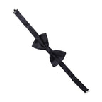Dolce & Gabbana Men Dark Blue Silk Adjustable Neck Papillon Bow Tie