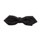 Dolce & Gabbana Men Black 100% Silk Adjustable Neck Papillon Bow Tie