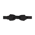 Dolce & Gabbana Men Black 100% Silk Adjustable Neck Papillon Bow Tie