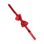 Dolce & Gabbana Men Red 100% Silk Adjustable Neck Papillon Bow Tie
