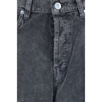 Haikure Gray Cotton Casual Pants