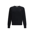 Ami Paris Black Cotton Sweatshirt