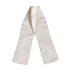 Dolce & Gabbana Men White 100% Silk Adjustable Neck Papillon Bow Tie