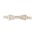 Dolce & Gabbana Men White 100% Silk Adjustable Neck Papillon Bow Tie