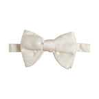 Dolce & Gabbana Men White 100% Silk Adjustable Neck Papillon Bow Tie