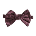 Dolce & Gabbana Men Maroon 100% Silk Adjustable Neck Papillon Bow Tie