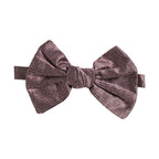 Dolce & Gabbana Men Maroon 100% Silk Adjustable Neck Papillon Bow Tie