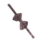 Dolce & Gabbana Men Maroon 100% Silk Adjustable Neck Papillon Bow Tie