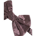 Dolce & Gabbana Men Maroon 100% Silk Adjustable Neck Papillon Bow Tie