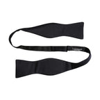 Dolce & Gabbana Men Black 100% Silk Adjustable Neck Papillon Bow Tie