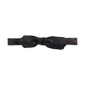 Men Multicolor 100% Silk Adjustable Neck Papillon Bow Tie