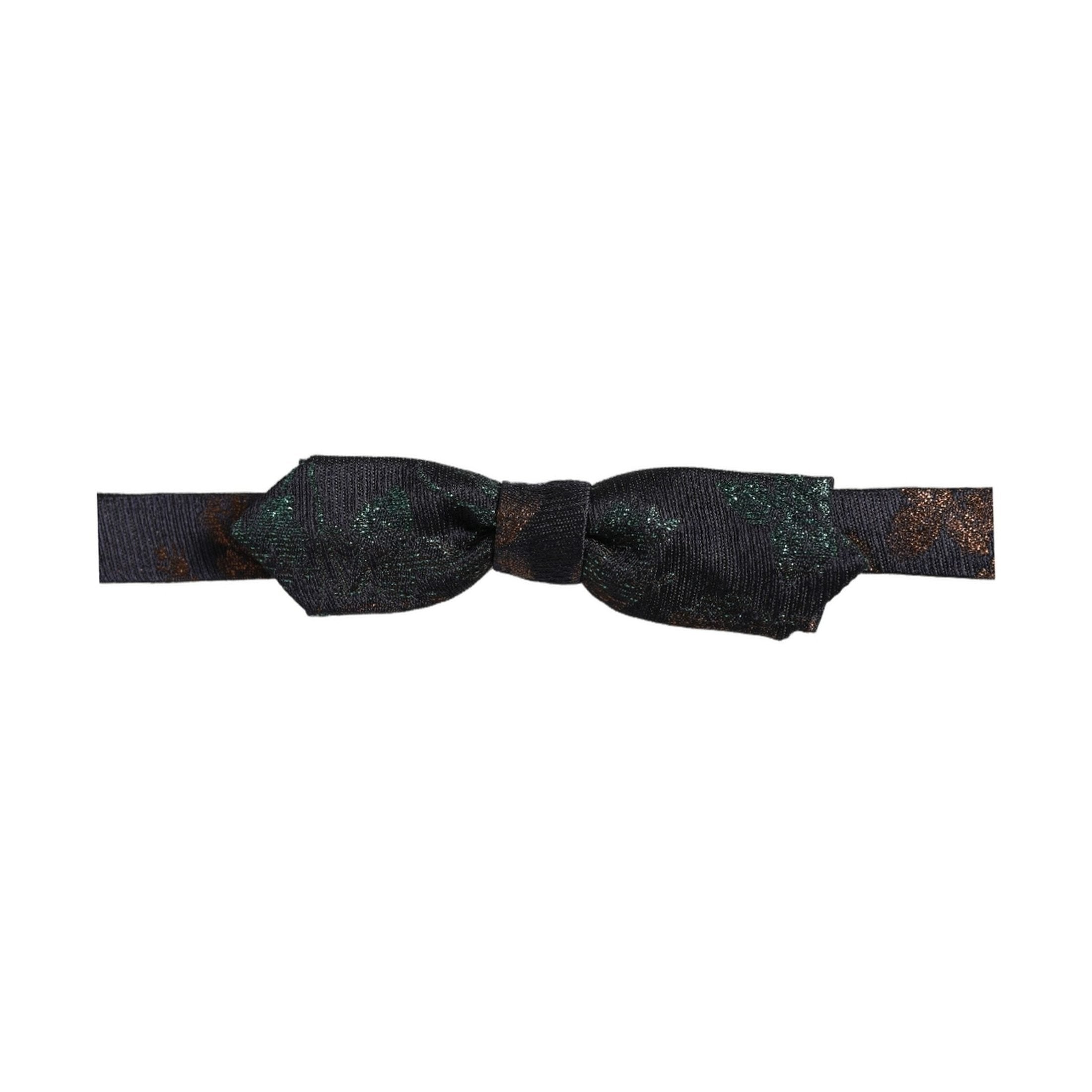 Dolce & Gabbana Men Multicolor 100% Silk Adjustable Neck Papillon Bow Tie