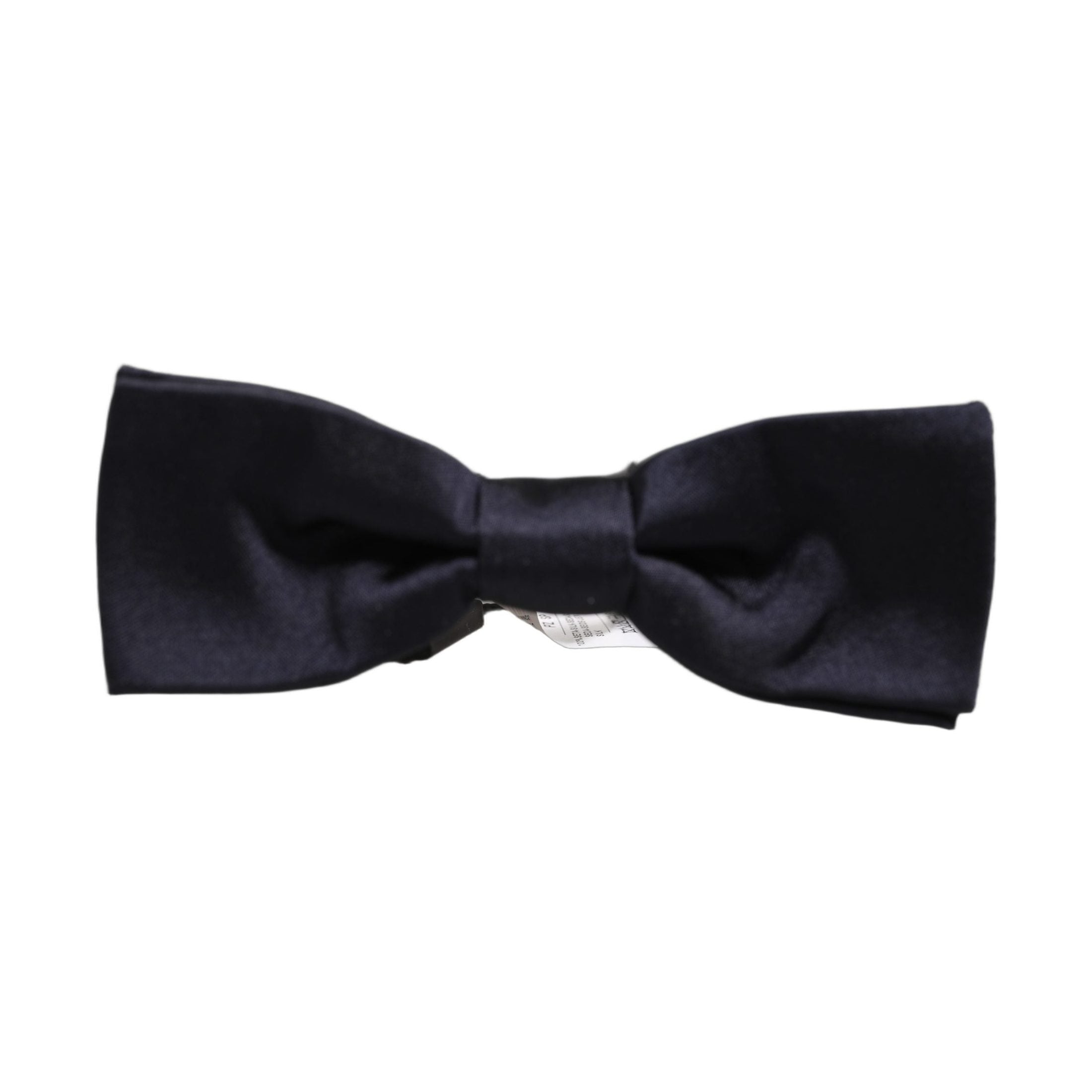 Dolce & Gabbana Men Dark Blue 100% Silk Adjustable Neck Papillon Bow Tie