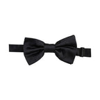 Dolce & Gabbana Men Black 100% Silk Adjustable Neck Papillon Bow Tie