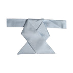 Dolce & Gabbana Men Light Blue SIlk Adjustable Neck Papillon Bow Tie