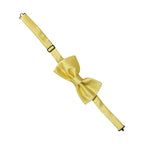 Dolce & Gabbana Men Yellow 100% Silk Adjustable Neck Papillon Bow Tie
