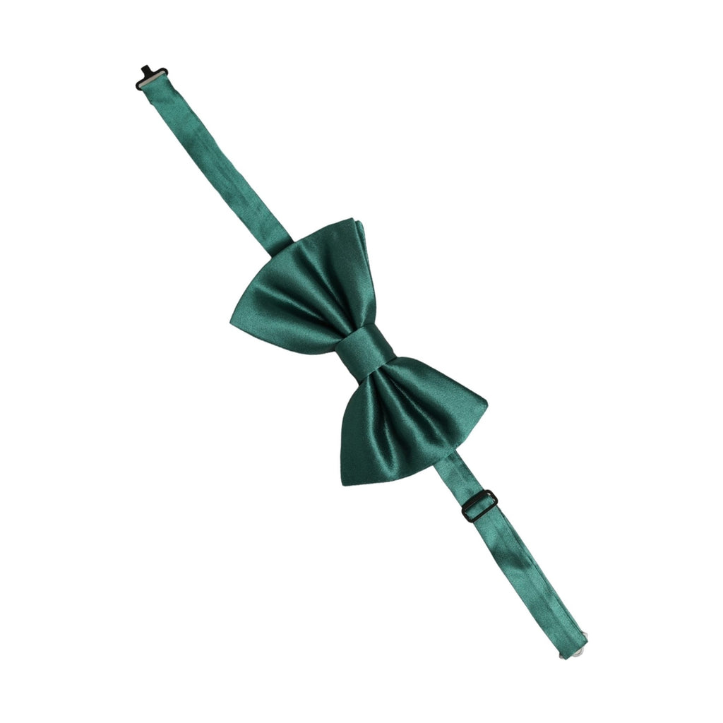 Dolce & Gabbana Men Green 100% Silk Adjustable Neck Papillon Bow Tie