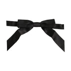 Dolce & Gabbana Men Black 100% SIlk Adjustable Neck Papillon Bow Tie