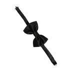 Dolce & Gabbana Men Black 100% Silk Adjustable Neck Papillon Bow Tie