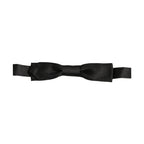 Dolce & Gabbana Men Black 100% SIlk Adjustable Neck Papillon Bow Tie