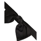 Dolce & Gabbana Men Black 100% SIlk Adjustable Neck Papillon Bow Tie