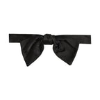 Dolce & Gabbana Men Black 100% SIlk Adjustable Neck Papillon Bow Tie