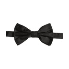 Dolce & Gabbana Men Black 100% Silk Adjustable Neck Papillon Bow Tie