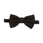 Dolce & Gabbana Men Brown 100% Silk Adjustable Neck Papillon Bow Tie
