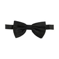 Dolce & Gabbana Men Black Silk Brocade Adjustable Neck Papillon Bow Tie