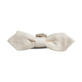 Dolce & Gabbana Men White 100% Silk Adjustable Neck Papillon Bow Tie