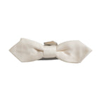 Dolce & Gabbana Men White 100% Silk Adjustable Neck Papillon Bow Tie