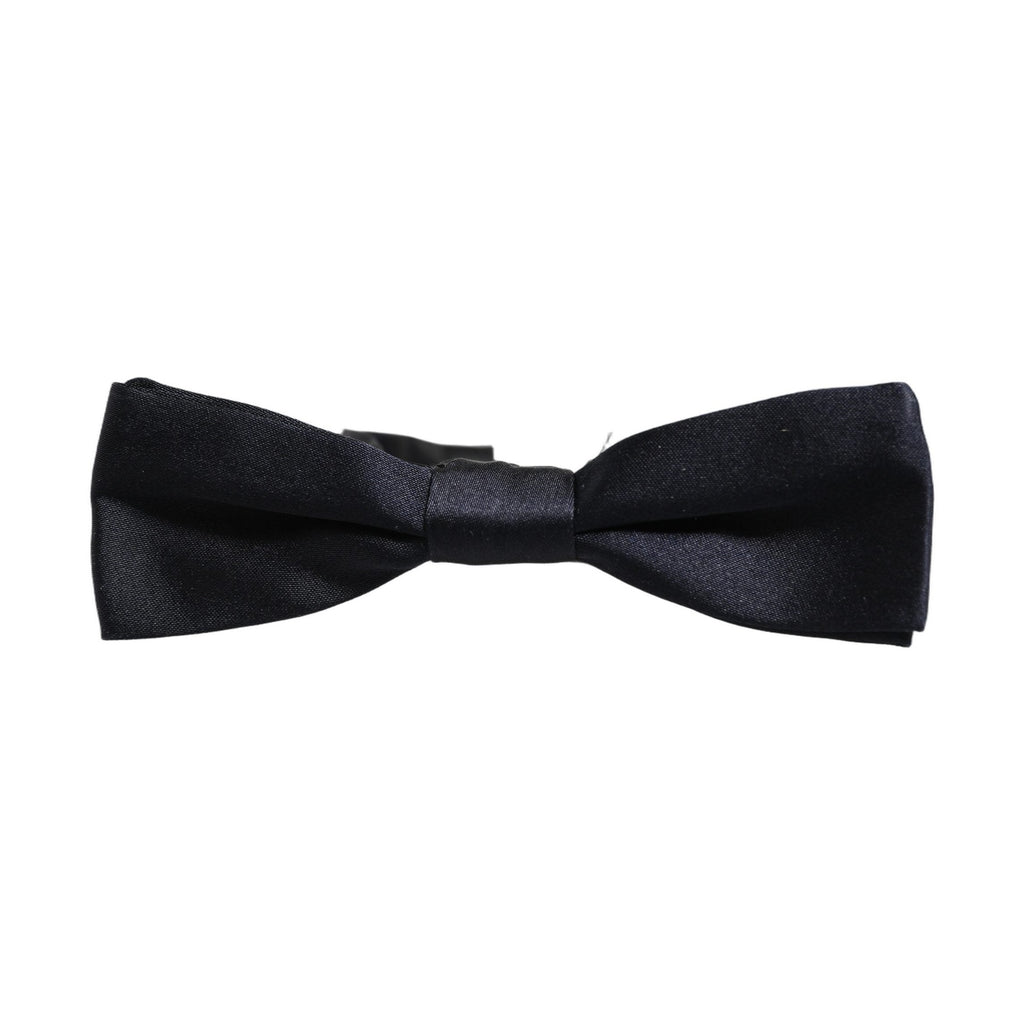 Dolce & Gabbana Men Black 100% Silk Adjustable Neck Papillon Bow Tie