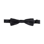 Dolce & Gabbana Men Black 100% Silk Adjustable Neck Papillon Bow Tie