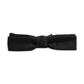 Dolce & Gabbana Men Black 100% SIlk Adjustable Neck Papillon Bow Tie