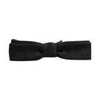 Dolce & Gabbana Men Black 100% SIlk Adjustable Neck Papillon Bow Tie