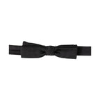 Dolce & Gabbana Men Black 100% SIlk Adjustable Neck Papillon Bow Tie