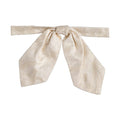 Dolce & Gabbana Men Ivory Paisley SIlk Adjustable Neck Papillon Bow Tie