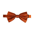 Dolce & Gabbana Men Orange 100% SIlk Adjustable Neck Papillon Bow Tie