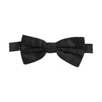 Dolce & Gabbana Black White Polka Dot Adjustable Neck Papillon Bow Tie