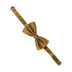 Dolce & Gabbana Men Mustard 100% Silk Adjustable Neck Papillon Bow Tie