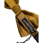 Dolce & Gabbana Men Mustard 100% Silk Adjustable Neck Papillon Bow Tie